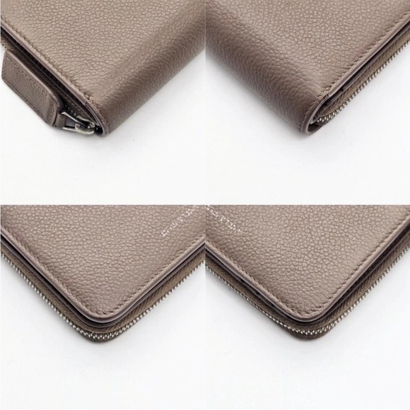 Yves Saint Laurent Brown Leather Wallet - Picture 9 of 12